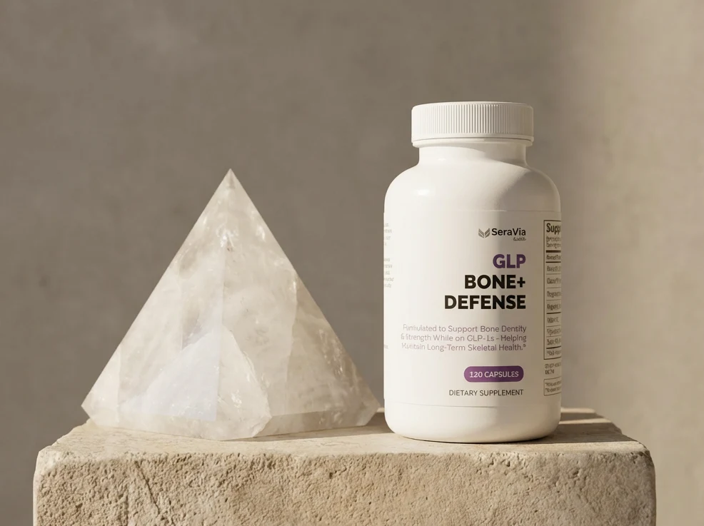Bone support supplement bottle style image